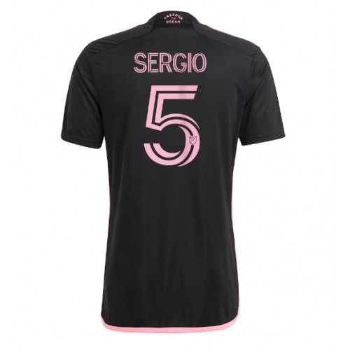 Dres Inter Miami Sergio Busquets #5 Gostujuci 2024-25 Kratak Rukav